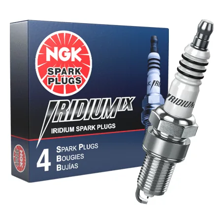 NGK Iridium IX spark plug with 4-pack box